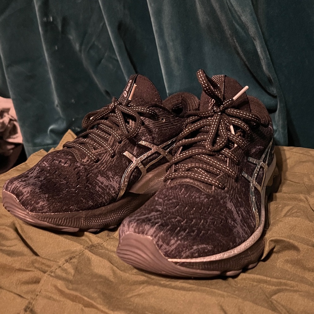 Asics Gel Nimbus 24 Platinum Women's Running Sport Shoes